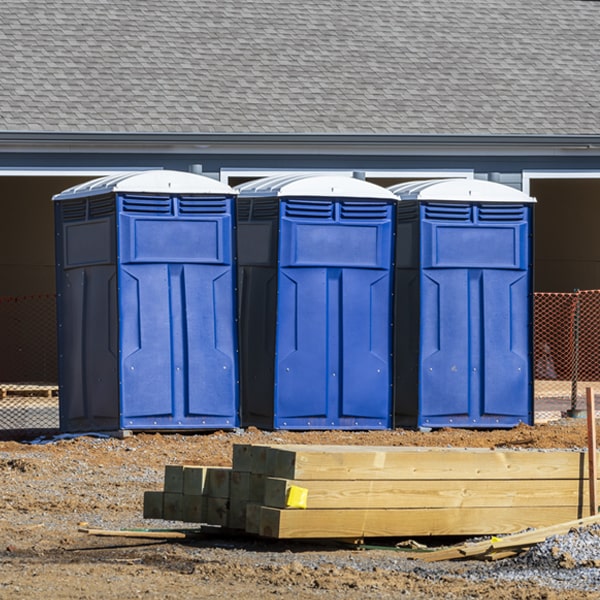 are there any restrictions on what items can be disposed of in the portable restrooms in Page ND